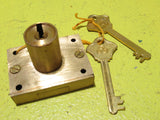 Brass Lock with 2 Keys   38H x 50W x 10D
