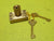 Brass Lock with 2 Keys   38H x 50W x 10D