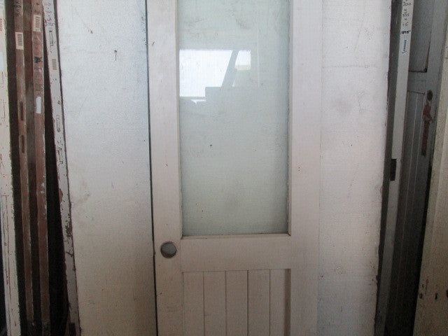 Narrow 1 Lite External Tongue & Groove  Door