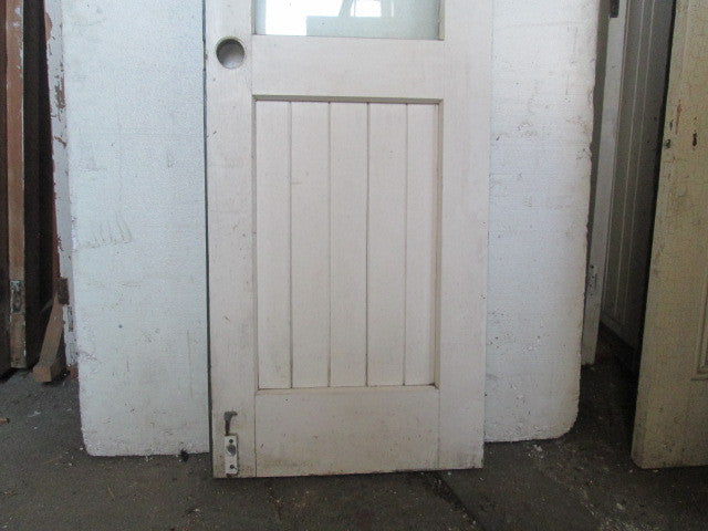 Narrow 1 Lite External Tongue & Groove  Door