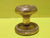 Small Brass Knob with Twisted Rope Design   40H x 40W x 35D