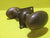 Solid Brass Oval Knob with one Rose/Square Plate 65-45W x 60H
