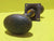 Solid Brass Oval Knob with one Rose/Square Plate 65-45W x 60H