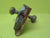 Vintage Rim Lock with 110 Axial & Brass Knob Handle