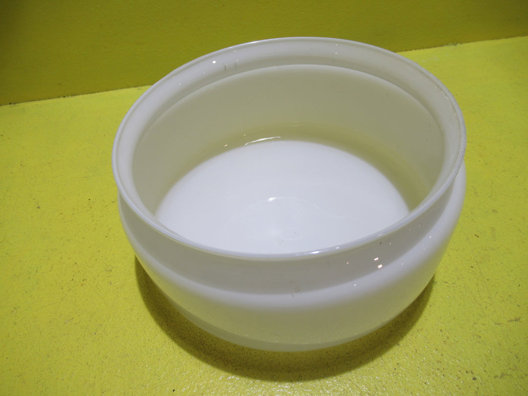 Milky White Light Shade   175 Dia x 80D