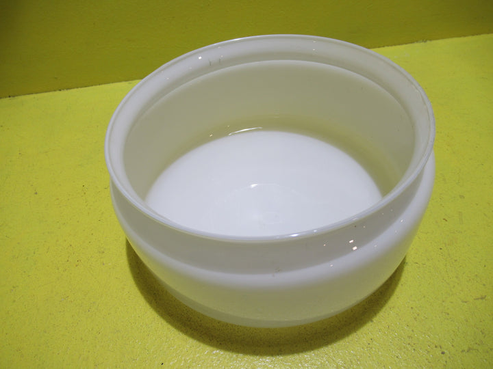 Milky White Light Shade   175 Dia x 80D