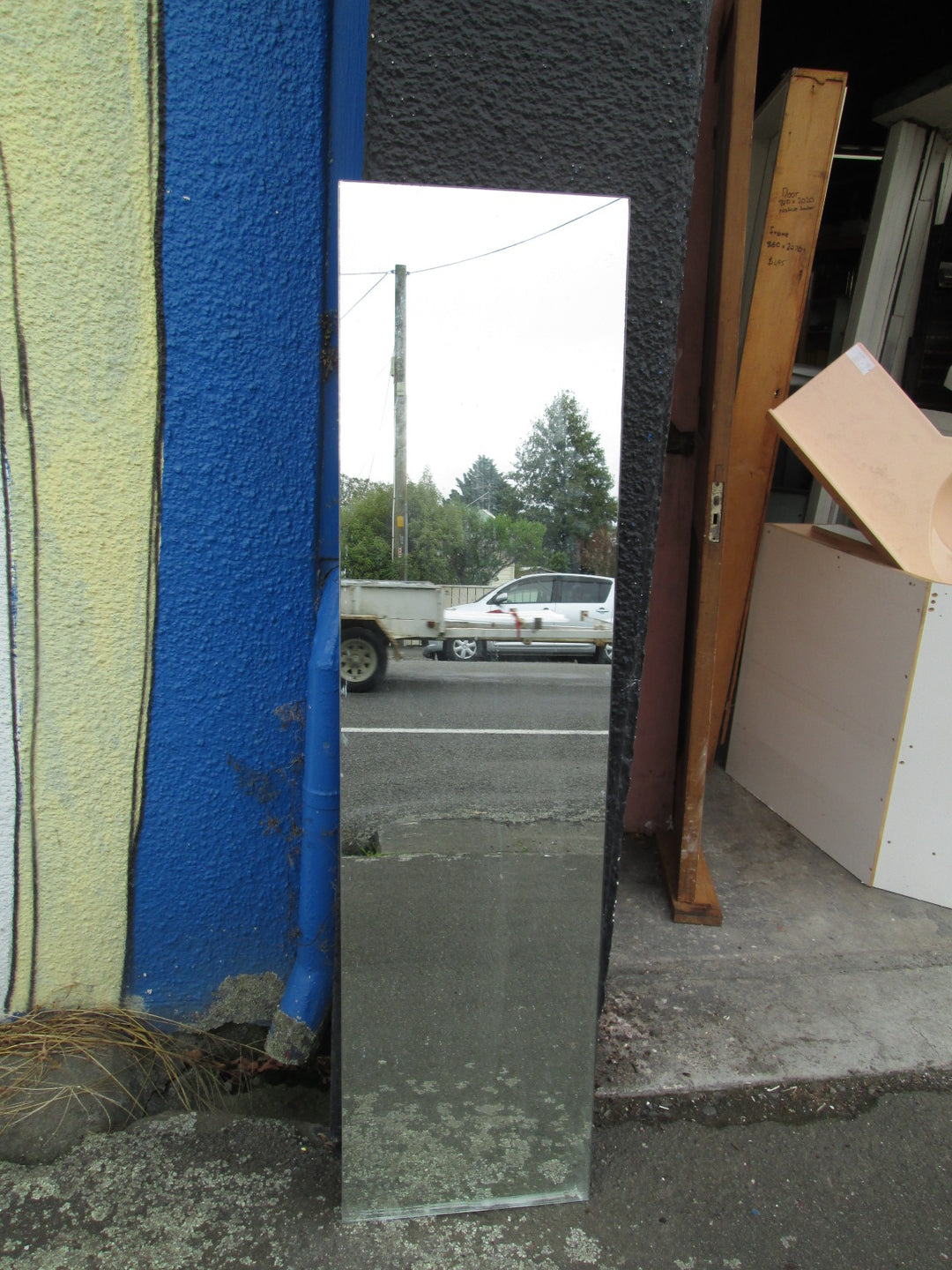 Narrow Glass Mirror 1540H x 400W