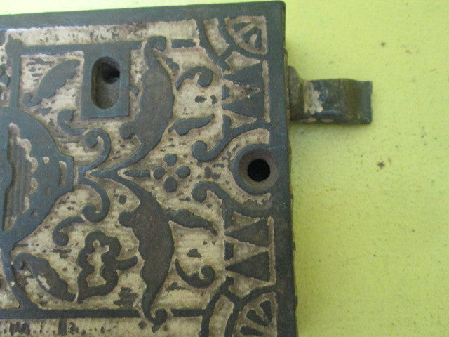 Ornate Victorian Rim Lock 145L x 90W x 30D