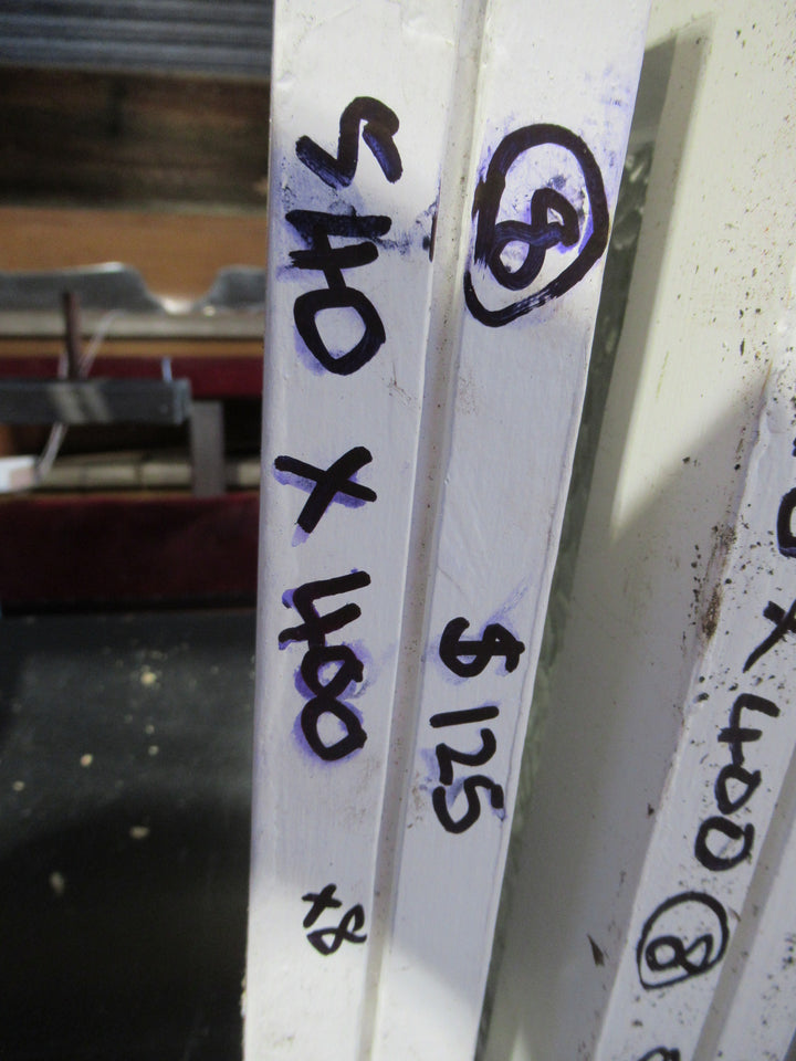Vintage Arctic Glass Sash 400H x 540W