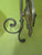 Rustic Brass Effect Wall Light with pattern Light shade. 260H x 260D x 180W