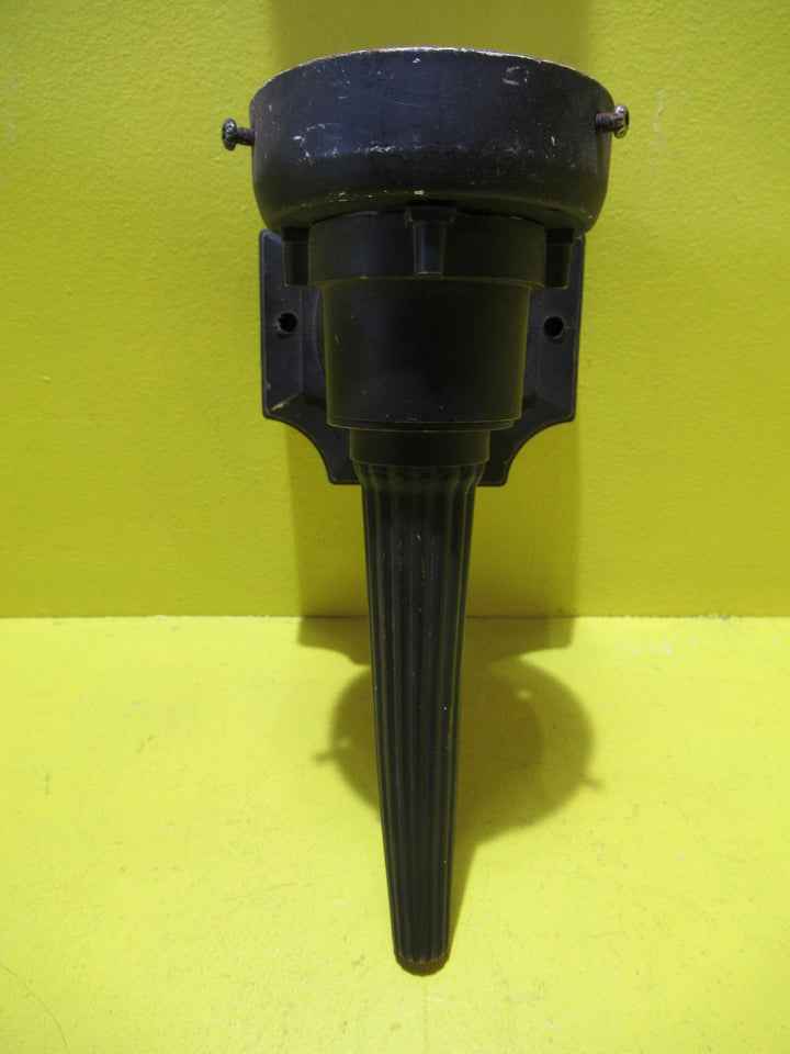 Black Wall Mount Outdoor Cone Light Fitting   250H x 120W x 150D