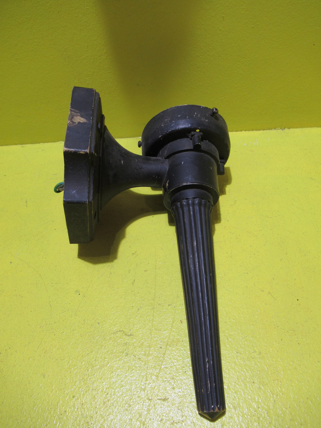 Black Wall Mount Outdoor Cone Light Fitting   250H x 120W x 150D