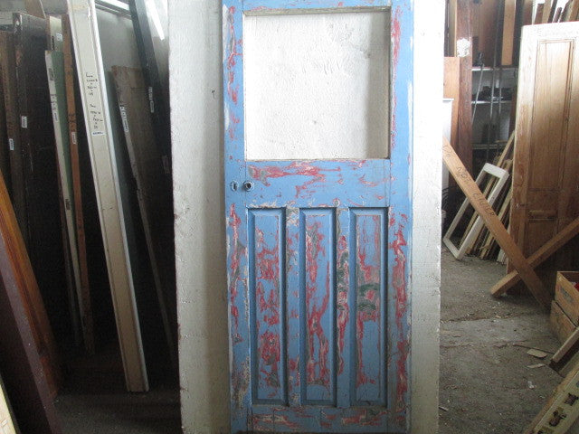 External 1 Lite Door with raised Paneling(2020H x 810W x 45D)
