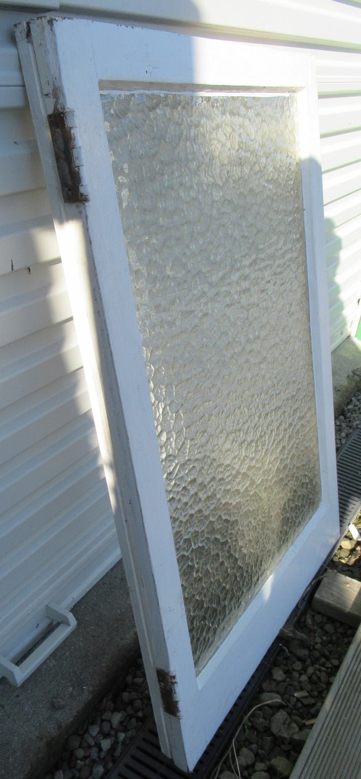 1 Lite Antique Arctic Glass Casement Sash  910H x 610W