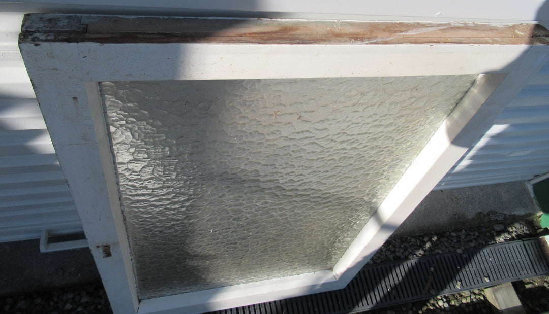 1 Lite Antique Arctic Glass Casement Sash  910H x 610W