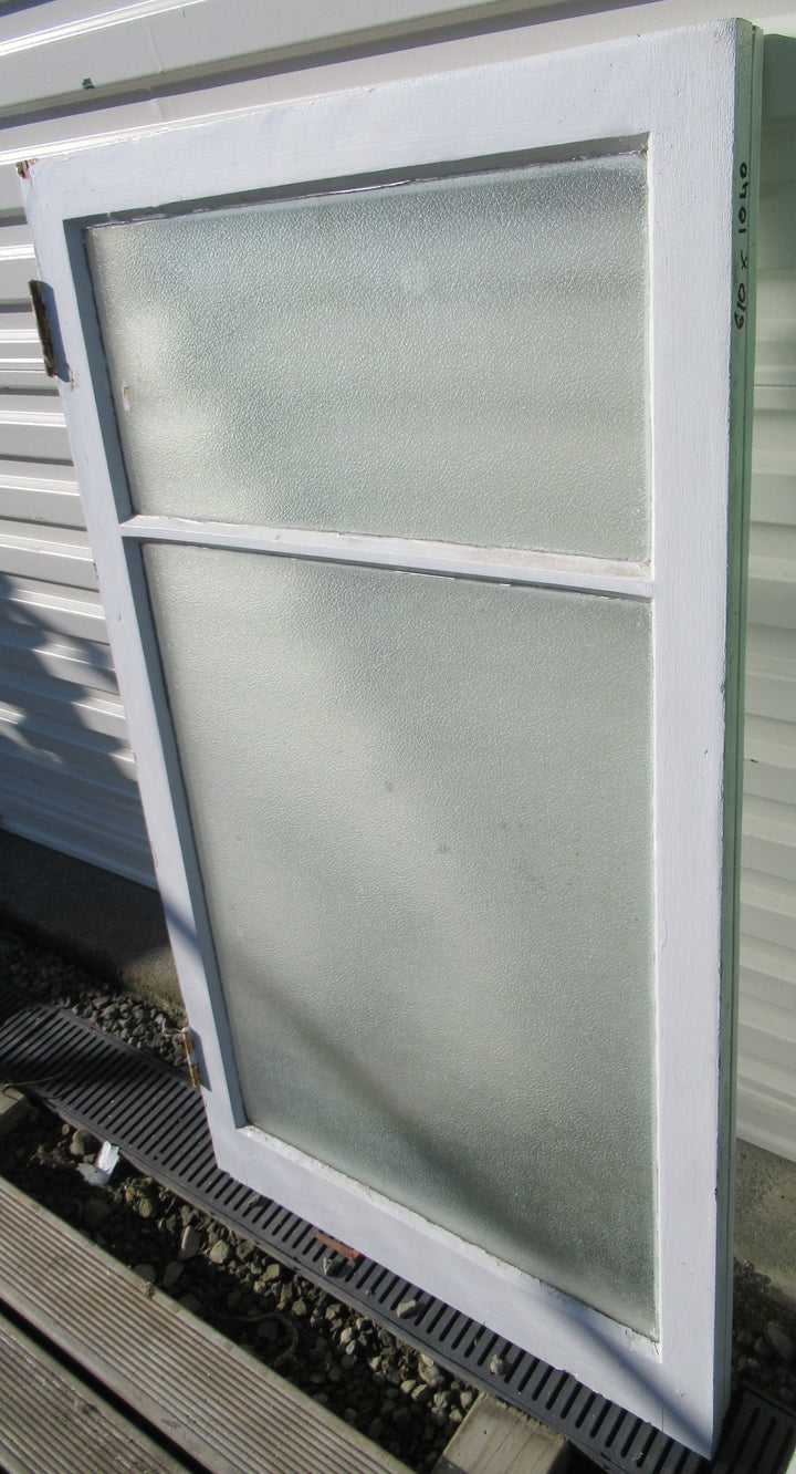 2 Lite  Vintage Stippolyte Glass Casement Sash 1040H x 610W