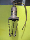 Antique Brass Bell Shape Light Fitting   125H x 65W