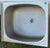 Rounded Stainless Steel Tub with Central Drain (CT)   230H x 560W x 460D