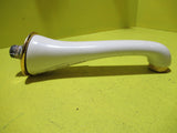 Bath Spout - White & Brass   225L x 70Dia