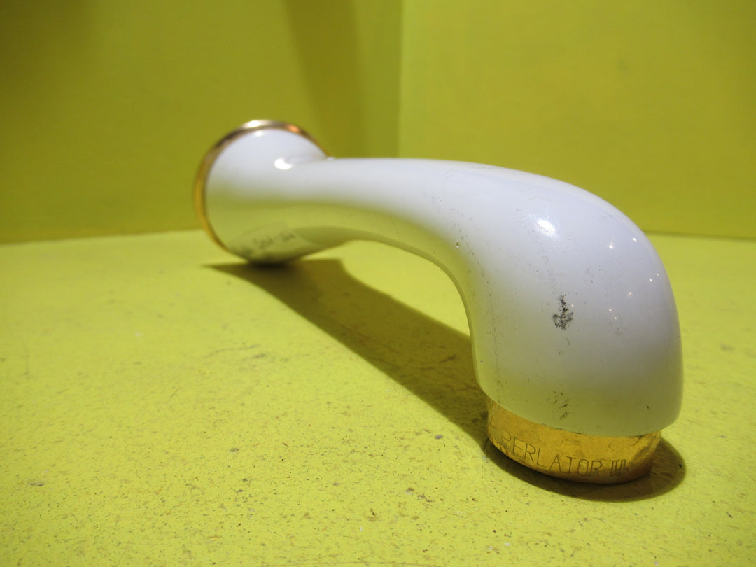 Bath Spout - White & Brass   225L x 70Dia