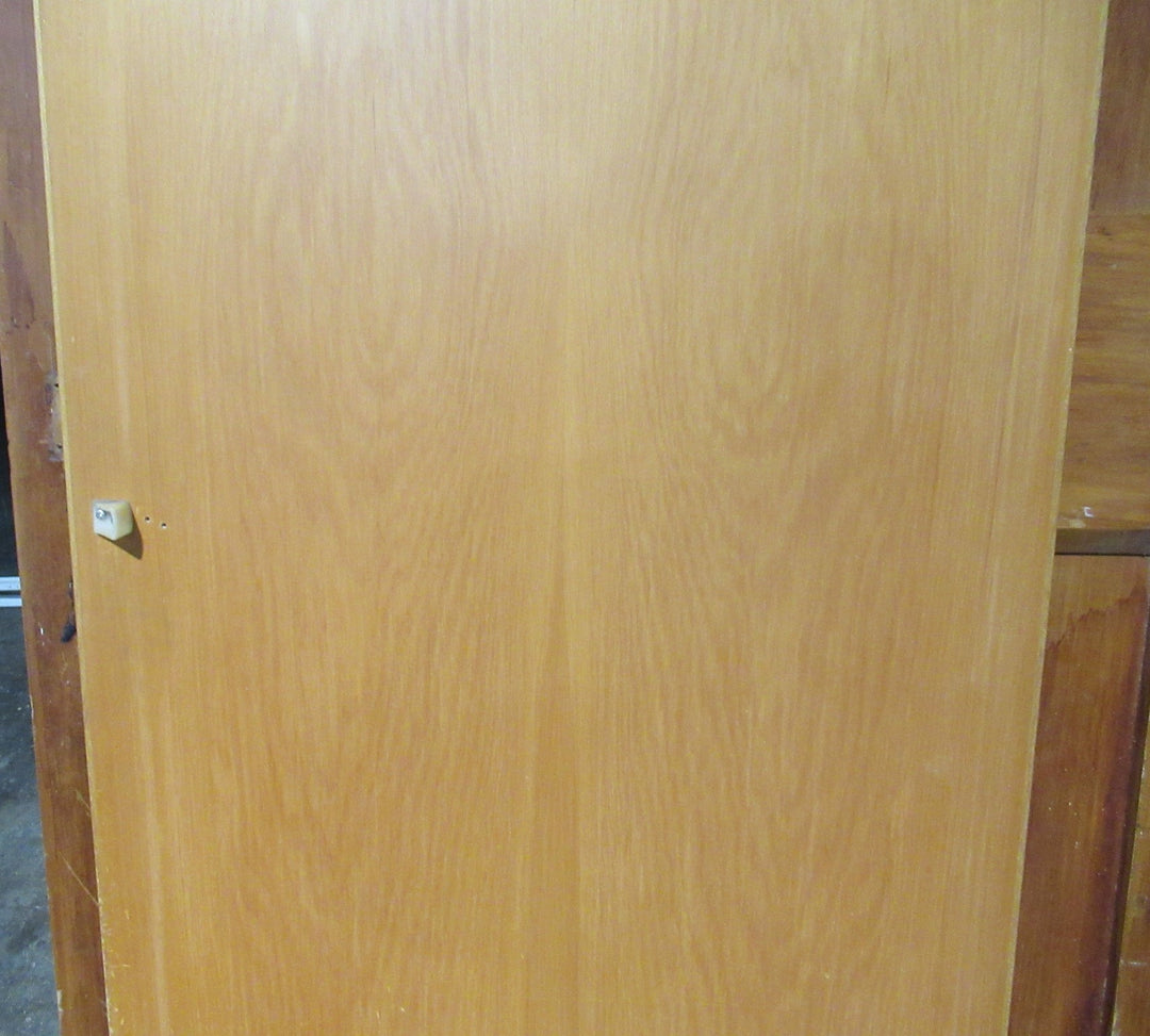 Rimu Veneer Hollow Core Sliding Door Grey wheels (CT)    1980H x 610W x 35D
