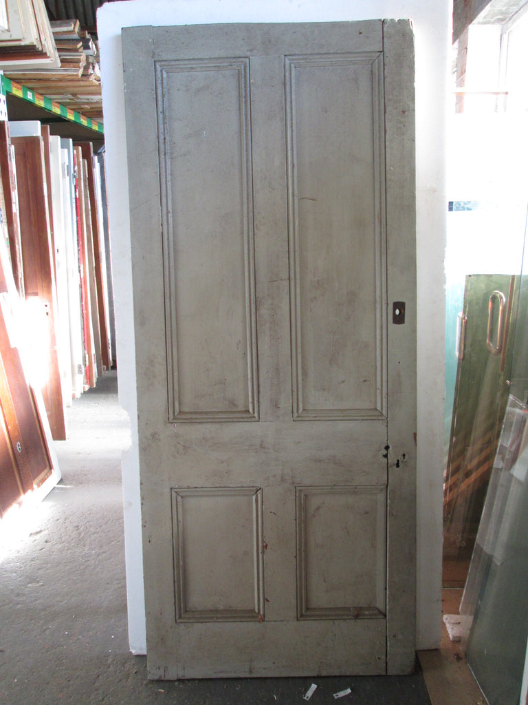 4 Panel Paint Finished Statesman Door with missing beading 2115H x 900W x 45D