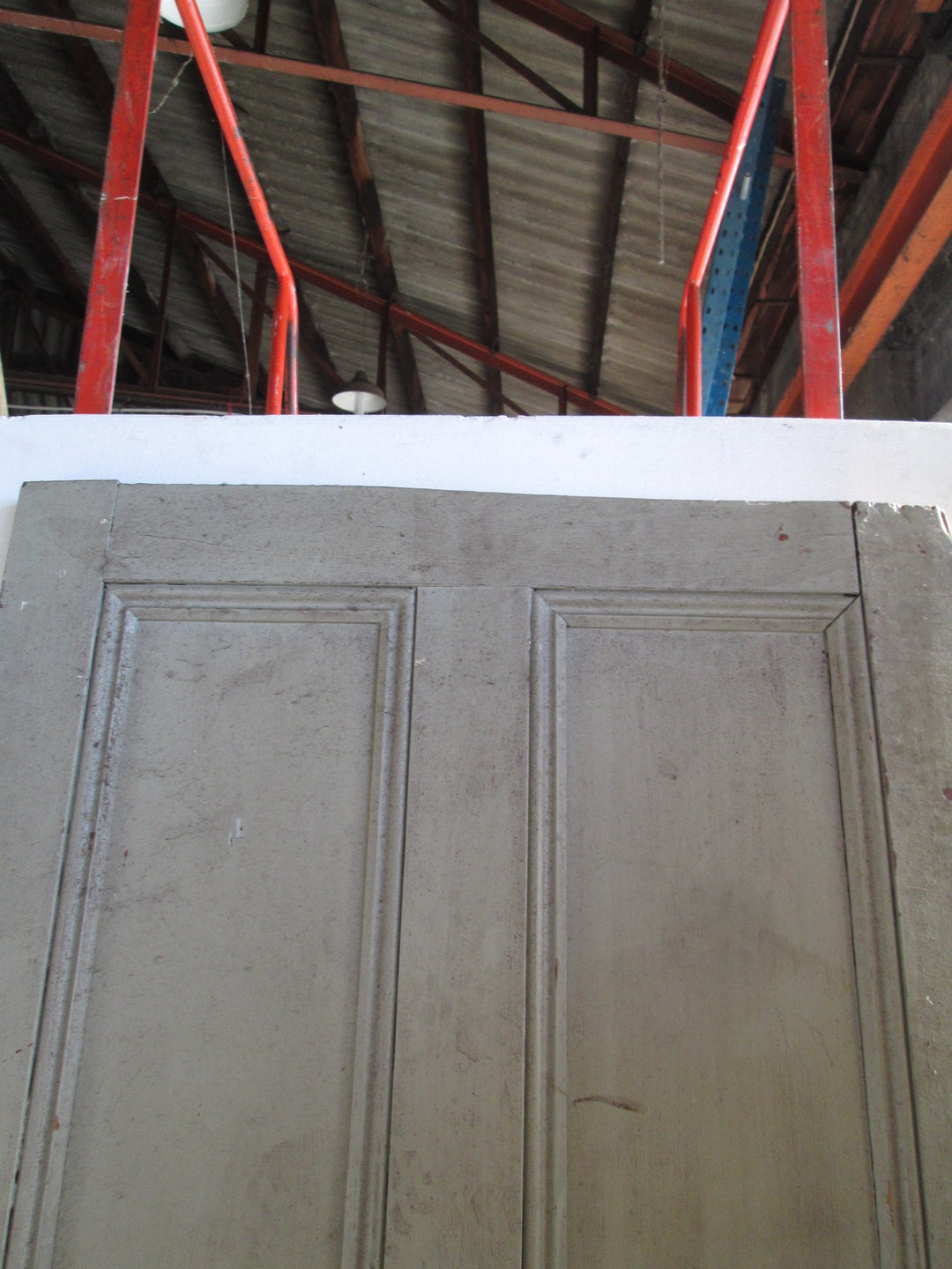 4 Panel Paint Finished Statesman Door with missing beading 2115H x 900W x 45D