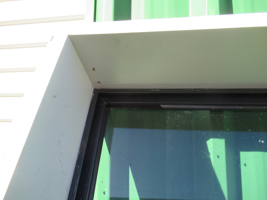 Grey Aluminium 2 Lite Single Opening Window with Clear Glass   1200H x 1200W