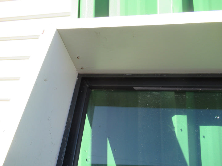 Grey Aluminium 2 Lite Single Opening Window with Clear Glass   1200H x 1200W