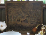 Pressed Copper/Brass Effect Fire Screen   760W x 720H