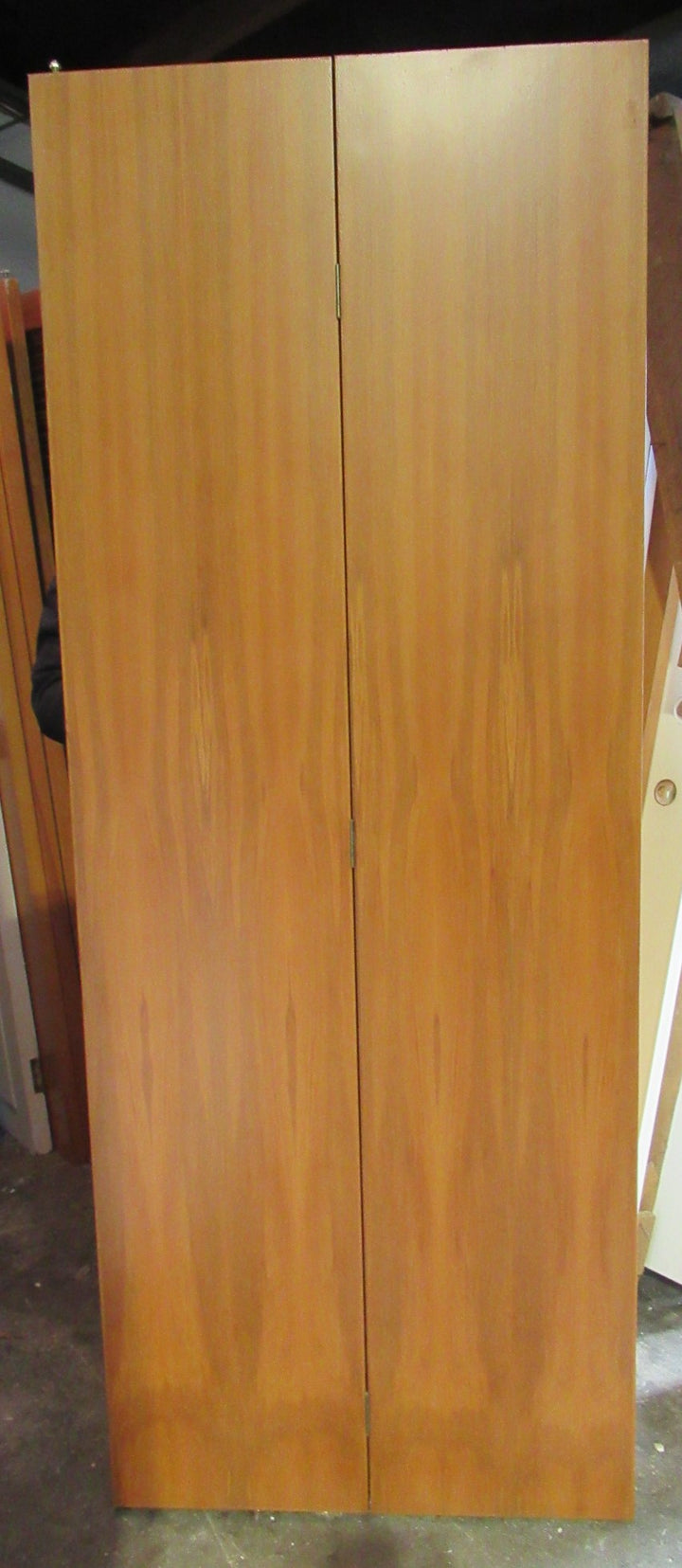 Varnished Hollow Core Bifold Sliding Doors  (CT)   1970H x 760W x 35D