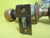 Aztec Brass Effect Knob Handle with Mortice 55D x 65H