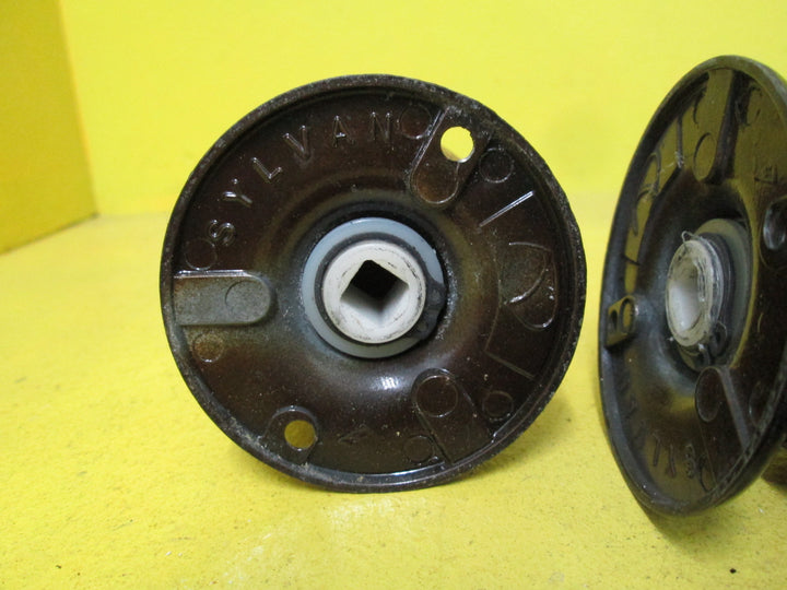 Sylvan Wooden Knob Handle with Brown Rose and Mortice 55-62D x 60J/Mortice 58L x 25W x 72Axail