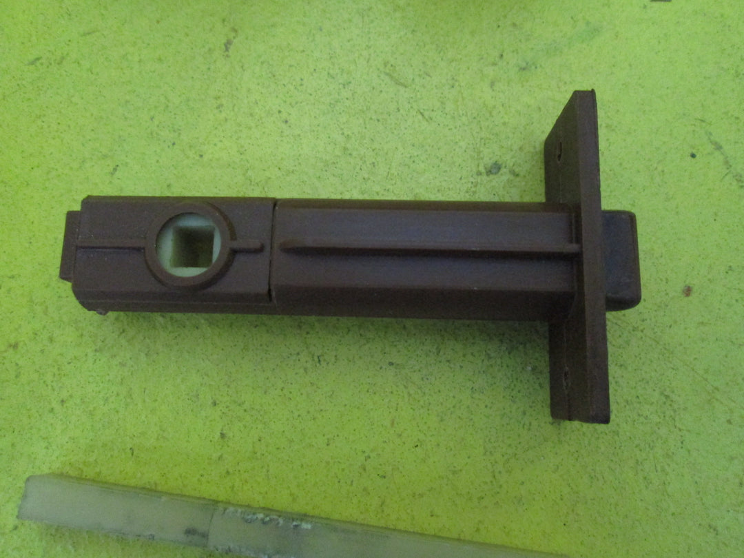 Sylvan Wooden Knob Handle with Brown Rose and Mortice 55-62D x 60J/Mortice 58L x 25W x 72Axail