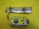 Art Deco Front Door Handle with Yale Lock