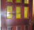 Arts & Crafts Heart Rimu 6 Lite/3 Panel Door  (CT)   1980H x 760W x 40D