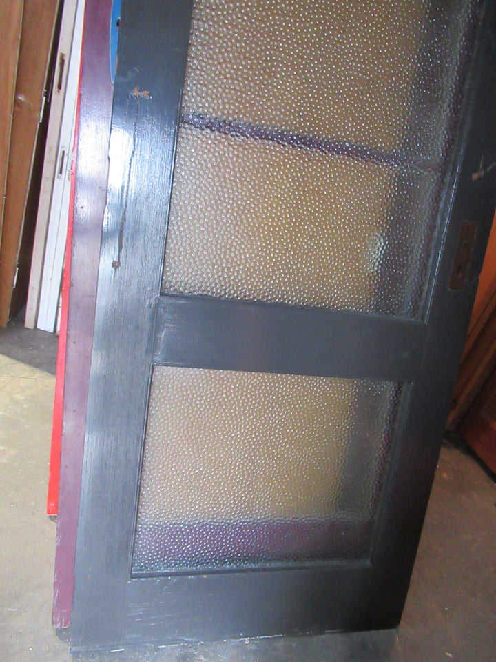 2 Lite Cedar Exterior Door with Dimpled Glass (CT) 1940H x 810W x 40D