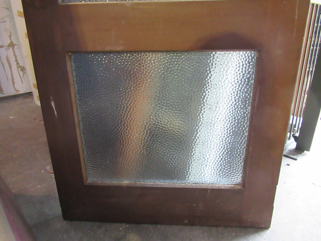 2 Lite Cedar Exterior Door with Dimpled Glass (CT) 1940H x 810W x 40D