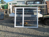 White 2 Lite Tinted Glass Window with 1 Opening Lite 1400H x 1600W x 140D