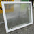 White Aluminium 1 lite Privacy Glass Window   940H x 1190W x 175D