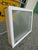 White Aluminium 1 lite Privacy Glass Window   940H x 1190W x 175D