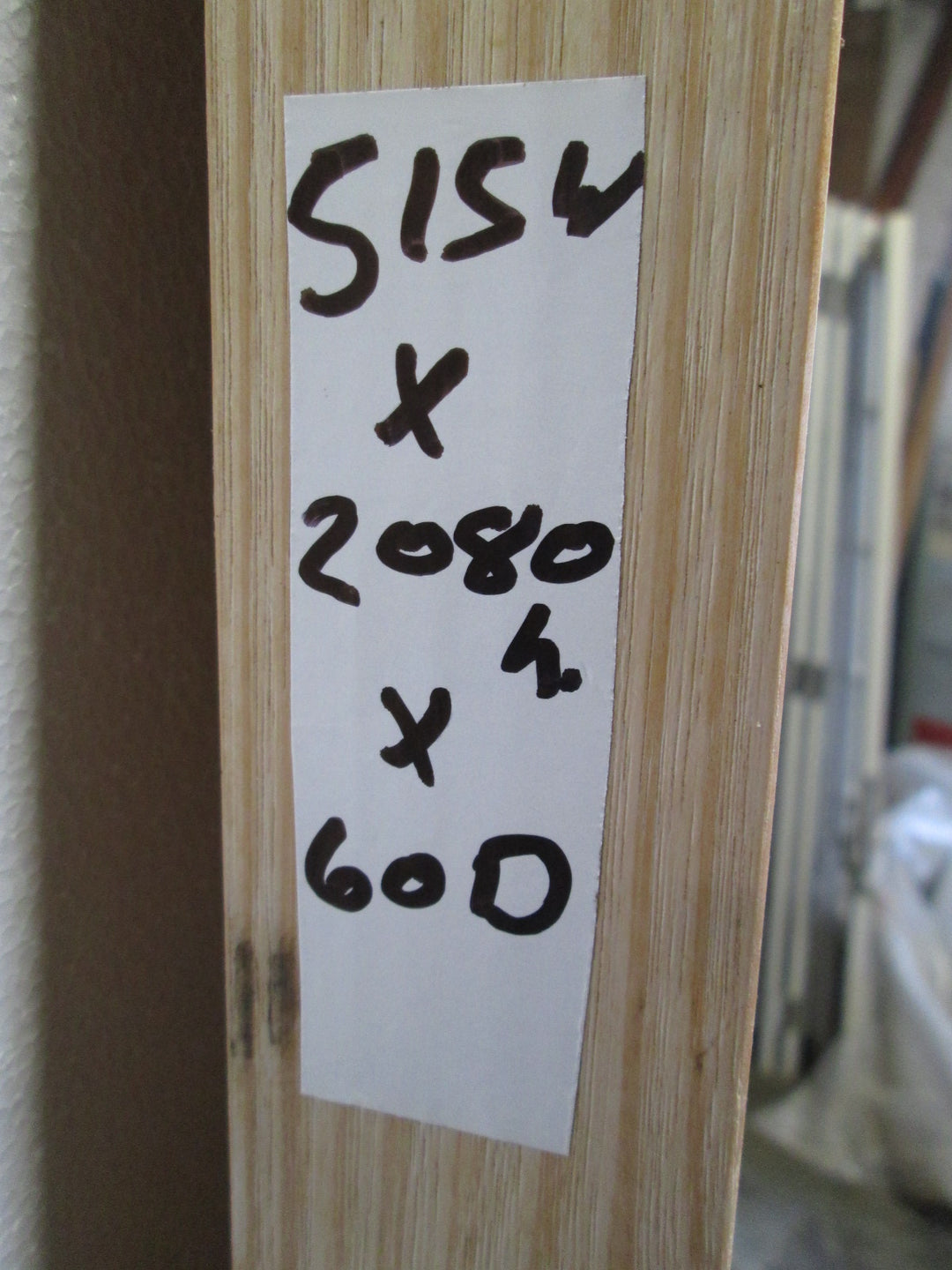 Narrow Timber Vertical T & G Doors 2080H x 515W x 60D