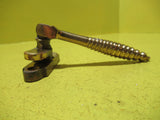 Brass Wedge Fasteners with Beehive Stems   100L x 60W x 35D