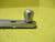 Ribbed Vortex Brushed Chrome Casement Stay with Oval Ends   360L x 13W