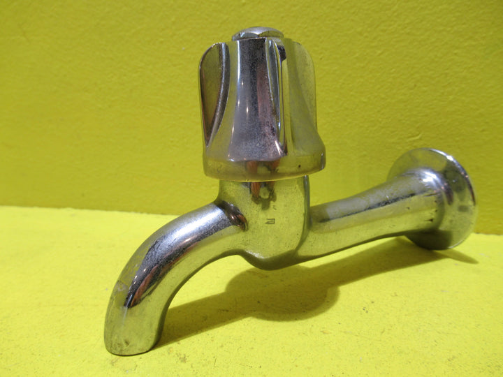 Wall Mounted Chrome Kitchen/Basin Tap   85H x 45W x 145D   Inlet 15mm