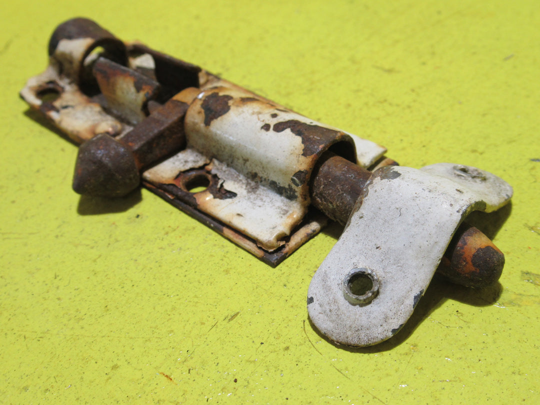 Vintage Complete Slide Bolt   Locked - 130L x 40W   Open 90L x 40W