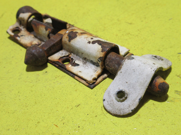 Vintage Complete Slide Bolt   Locked - 130L x 40W   Open 90L x 40W