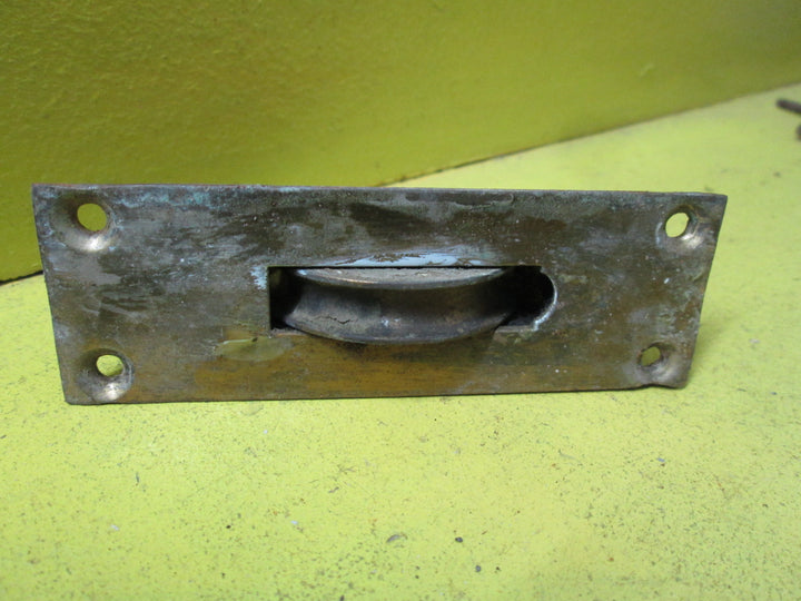 Brass Plate Sash Weigh Pulley 108L x 36W x 45D