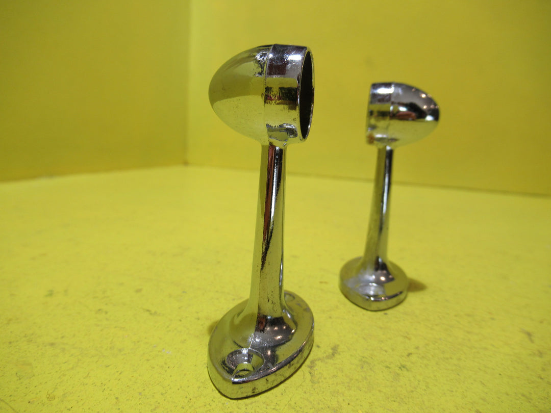 Small Chrome towel Rail Ends   45H x 20W x 60D