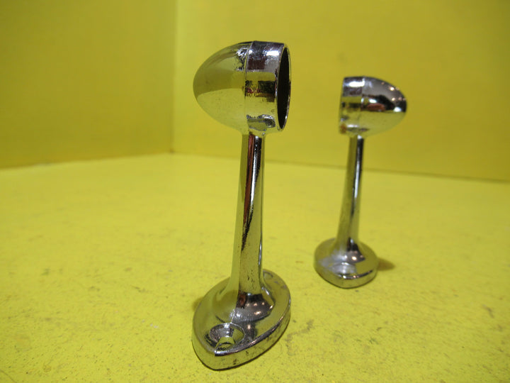 Small Chrome towel Rail Ends   45H x 20W x 60D